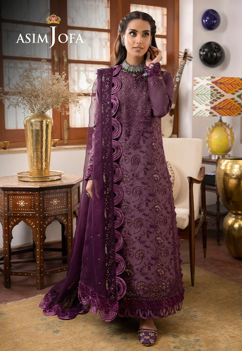 AJSWD-06 EMBROIDERED LAWN SILK 3 PCS - Image 2