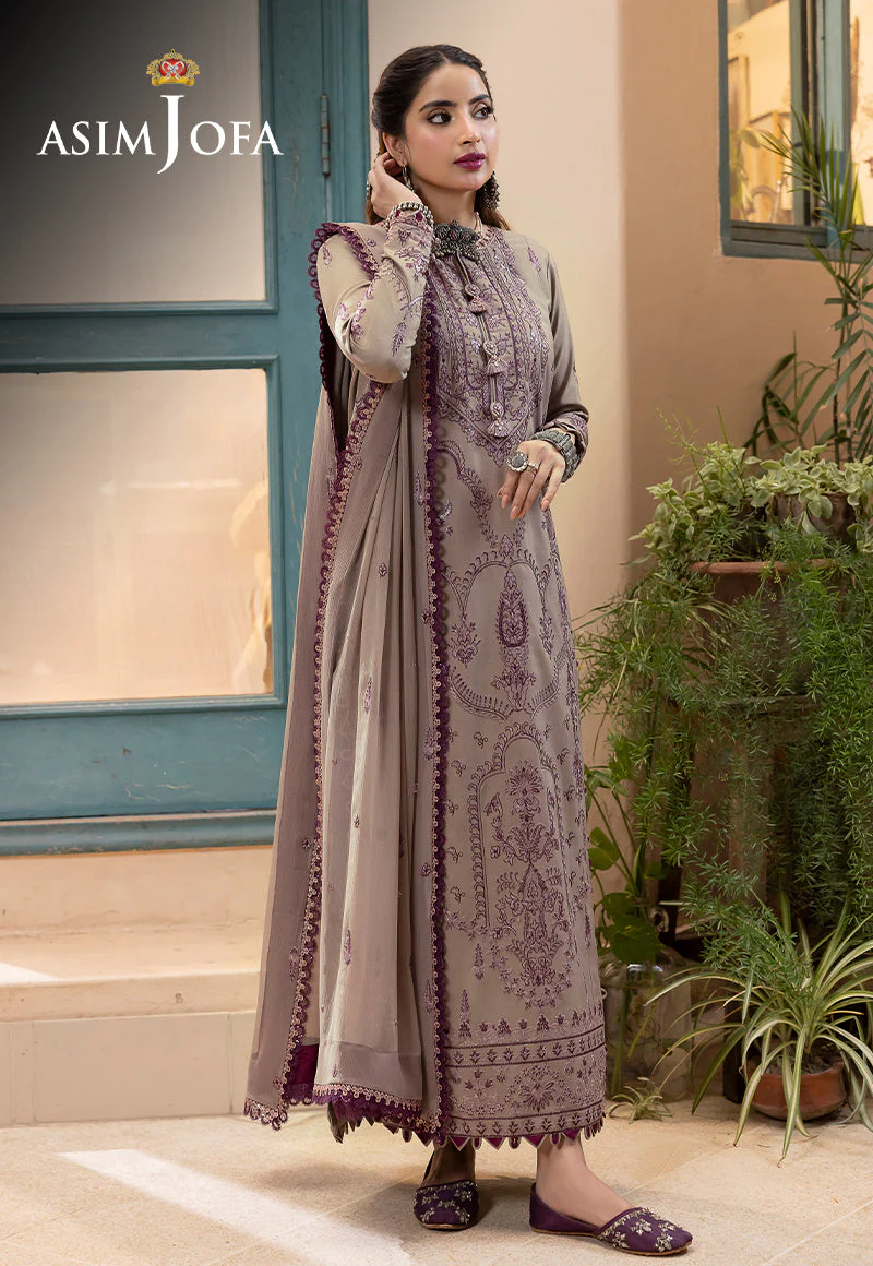 AJSWD-23 EMBROIDERED STITCHED 3 PCS - Image 2