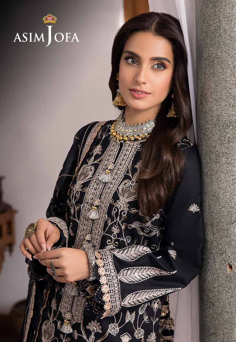 AJSW-27 EMBROIDERED POLY VISCOSE 3 PCS - Image 12