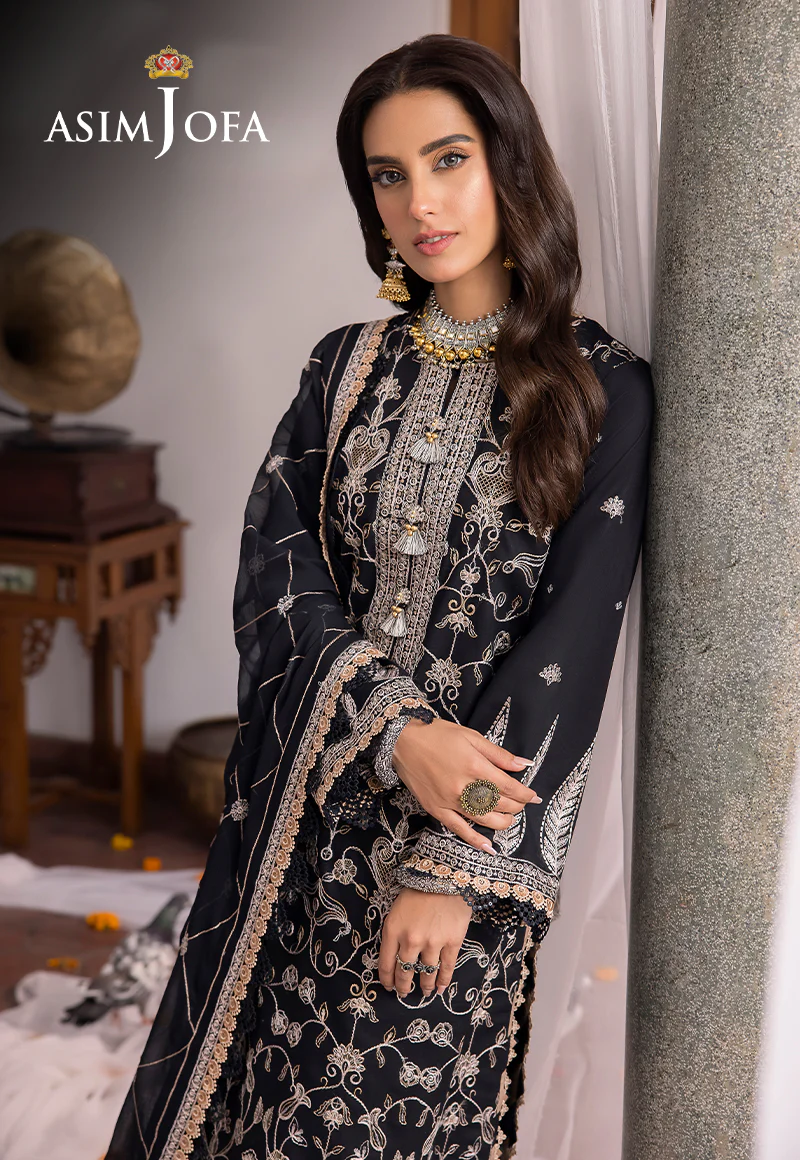 AJSW-27 EMBROIDERED POLY VISCOSE 3 PCS - Image 13