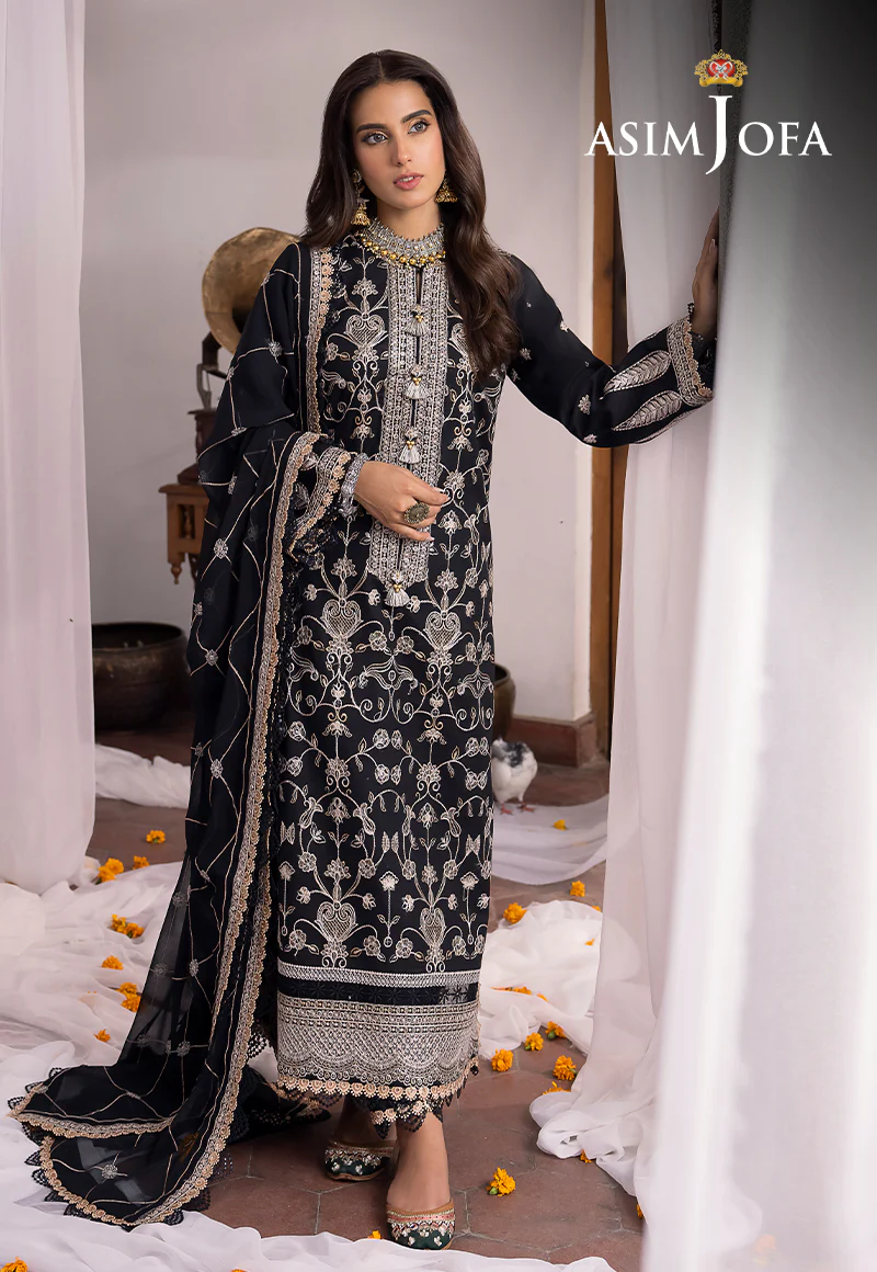 AJSW-27 EMBROIDERED POLY VISCOSE 3 PCS - Image 2