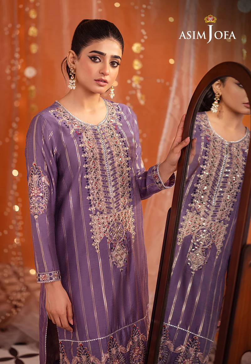 AJTM-18 - 2 PCS EMBROIDERED LUREX JACQUARD MOTIVE 2 PCS - Image 6
