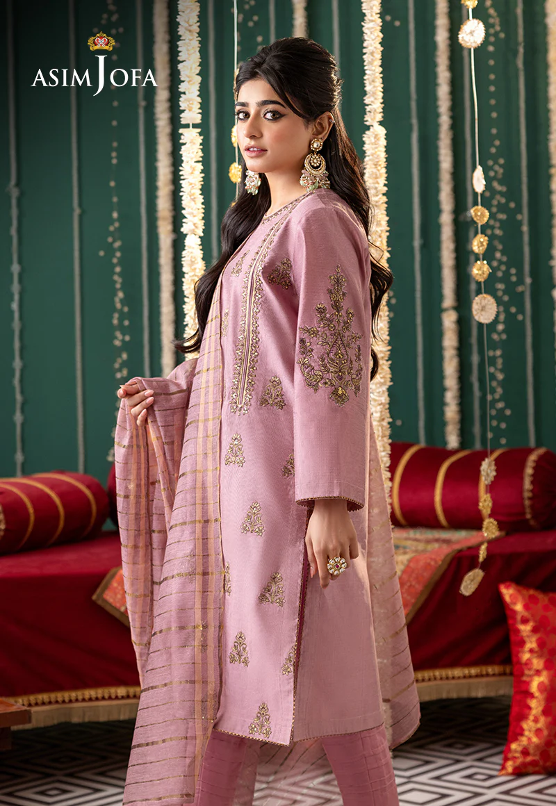 AJTM-19 - 3 PCS EMBROIDERED COTTON NET 3 PCS - Image 2