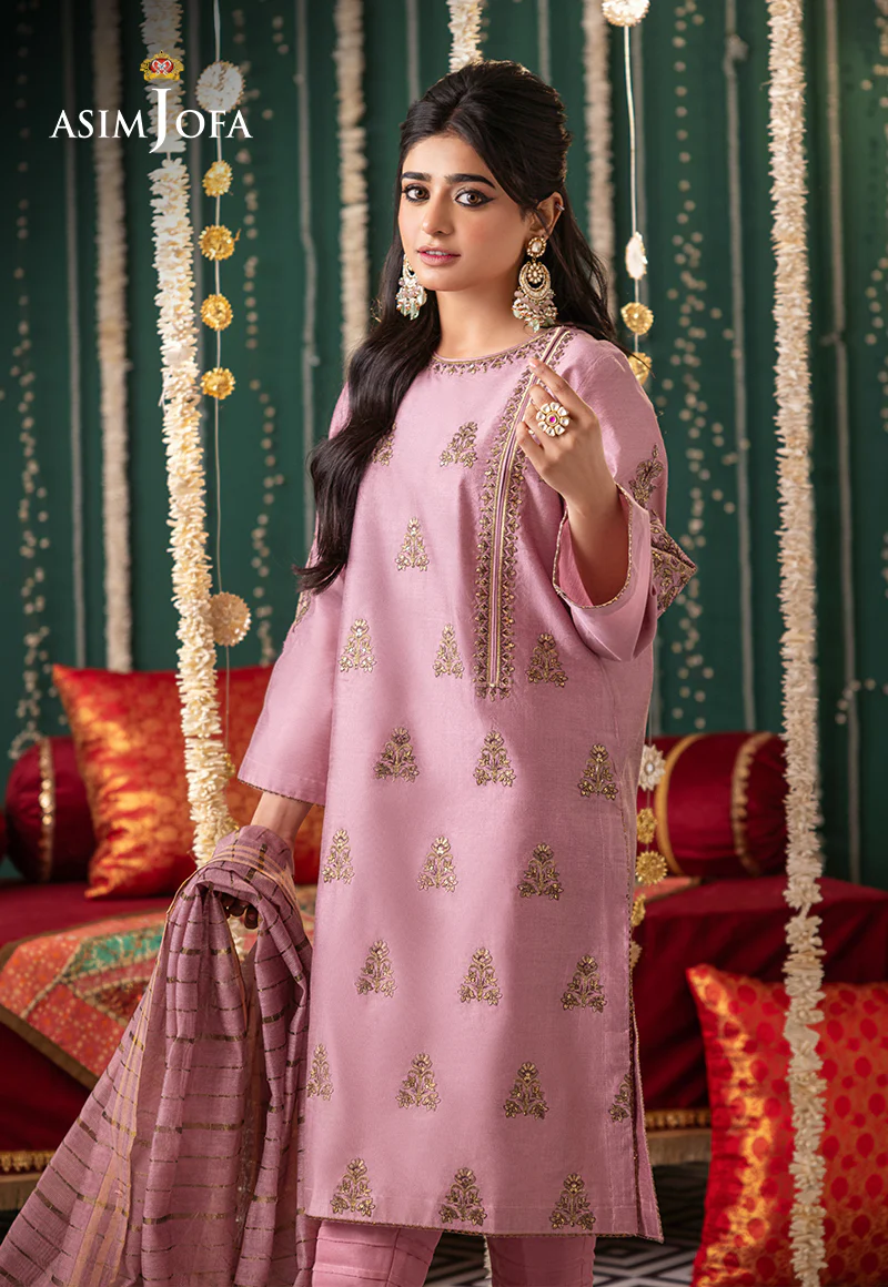 AJTM-19 - 3 PCS EMBROIDERED COTTON NET 3 PCS - Image 4
