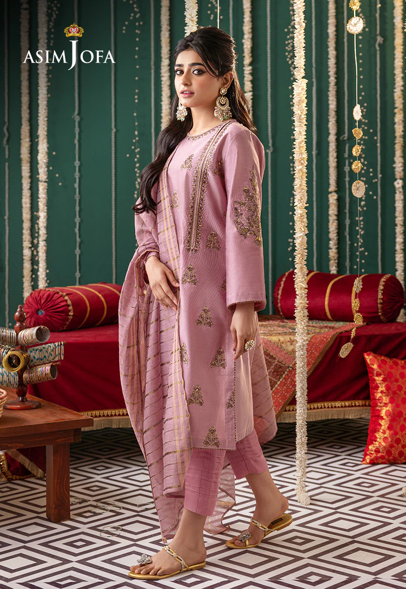 AJTM-19 - 3 PCS EMBROIDERED COTTON NET 3 PCS - Image 5