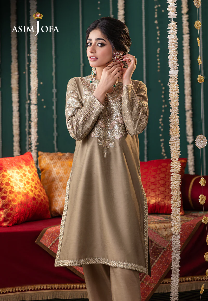 AJTM-20 - 2 PCS EMBROIDERED LUREX KHANTHA STRIPER 2 PCS - Image 4