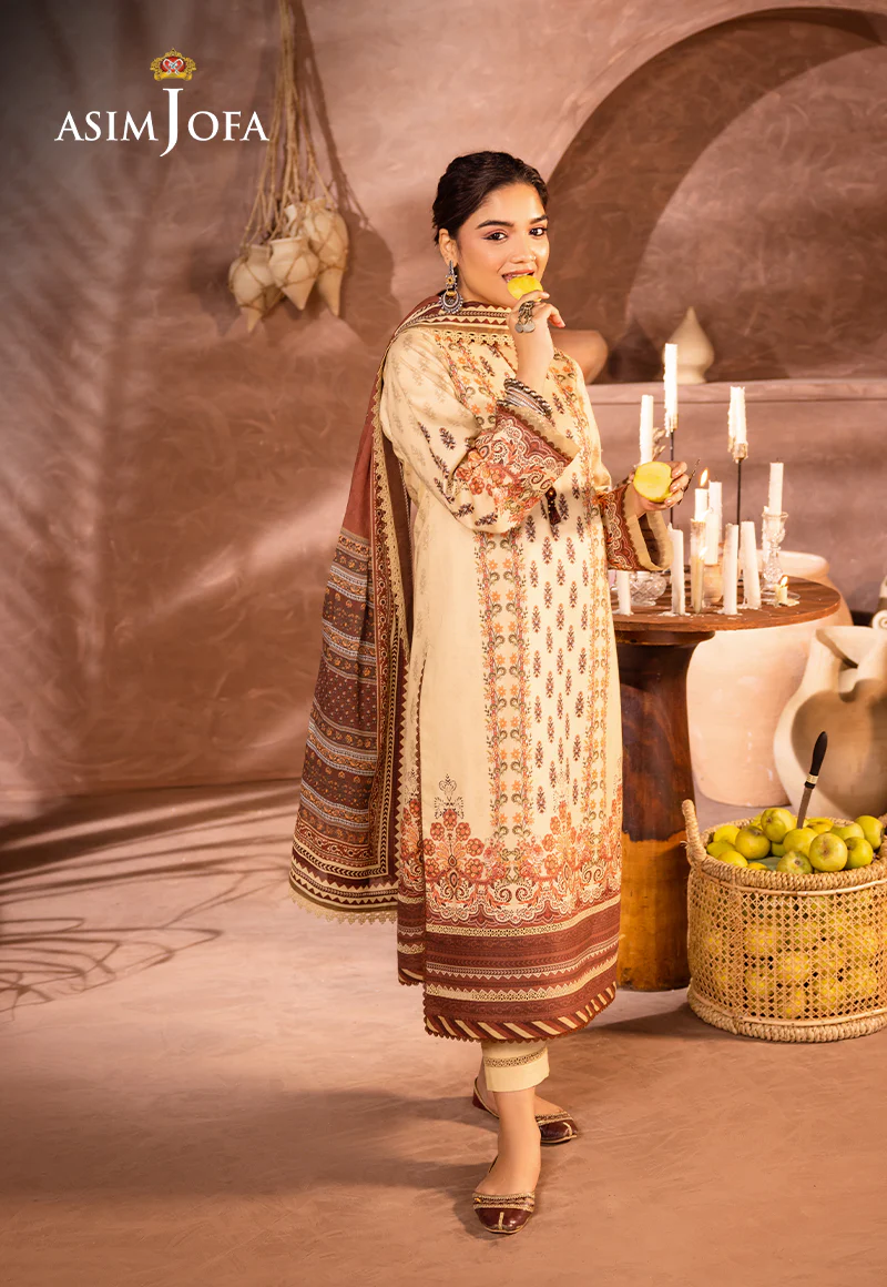AJUB-04 PRINTED LAWN 3 PCS - Image 5