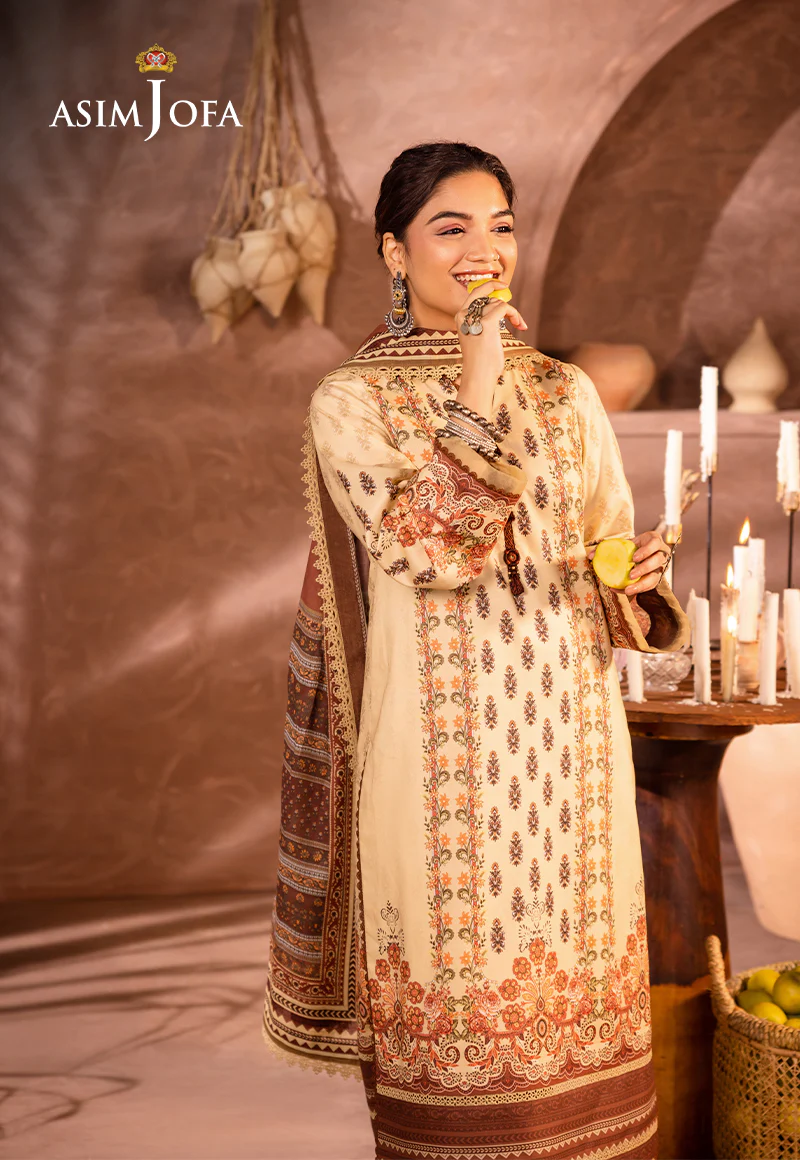 AJUB-04 PRINTED LAWN 3 PCS - Image 6
