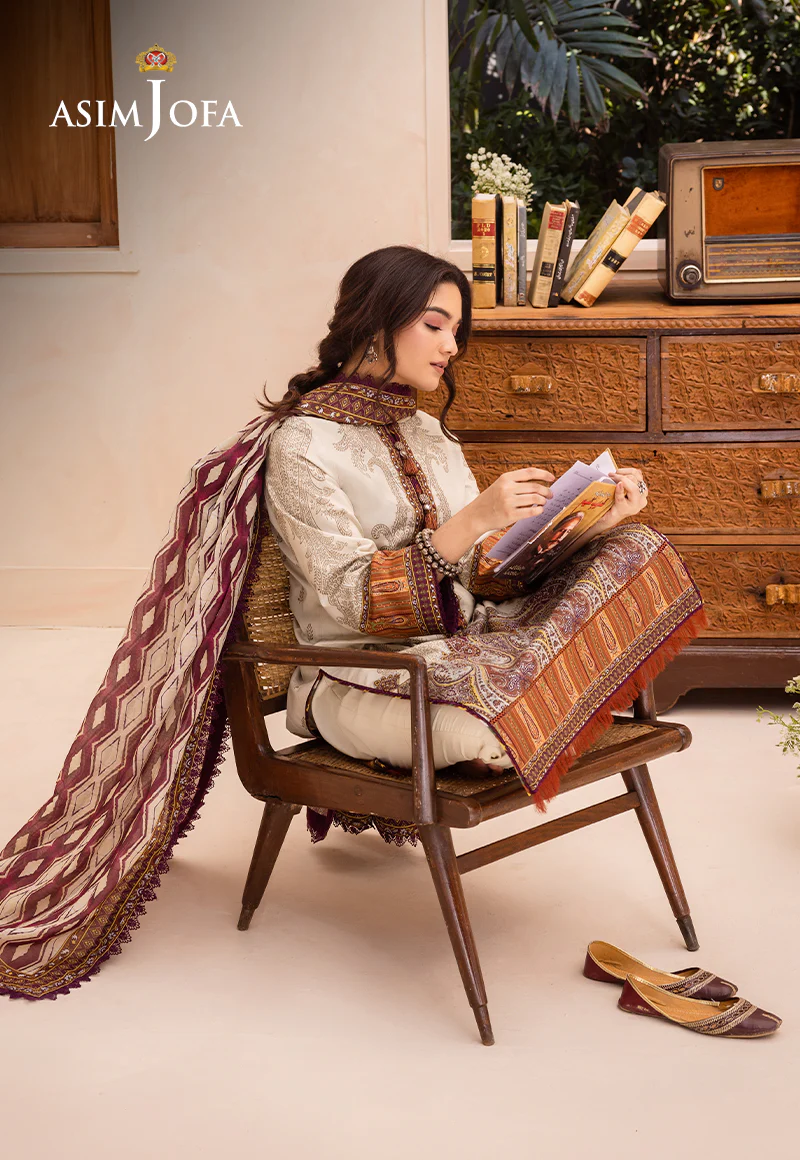AJUB-11 PRINTED LAWN 3 PCS - Image 4
