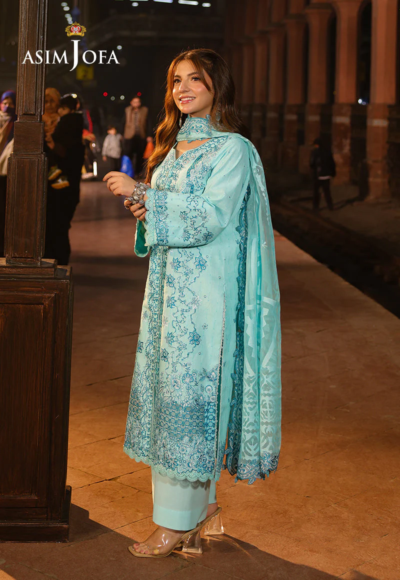 AJUBFD-31 EMBROIDERED JACQUARD Stitched 2 PCS - Image 3