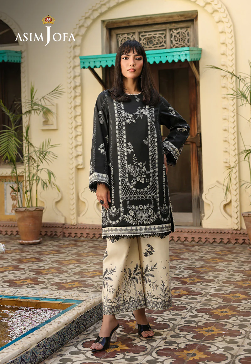 AJUBF-60 DIGITAL PRINTED LAWN 2 PCS - Image 3