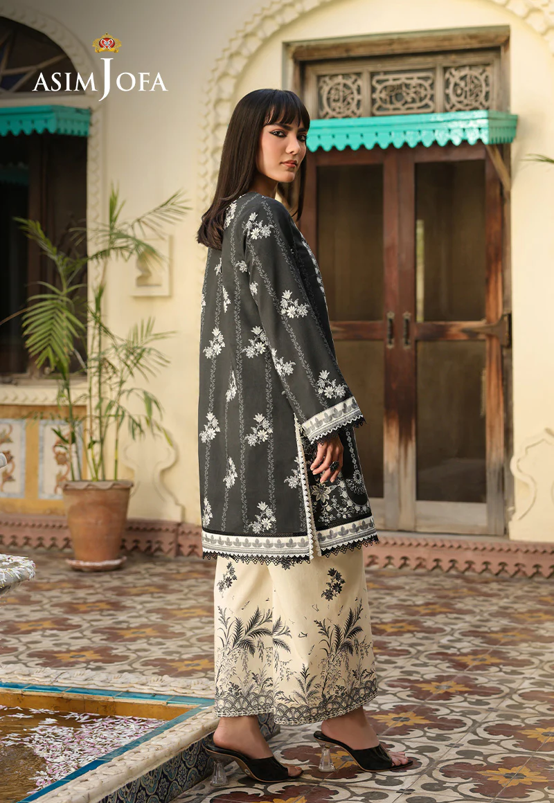 AJUBF-60 DIGITAL PRINTED LAWN 2 PCS - Image 4