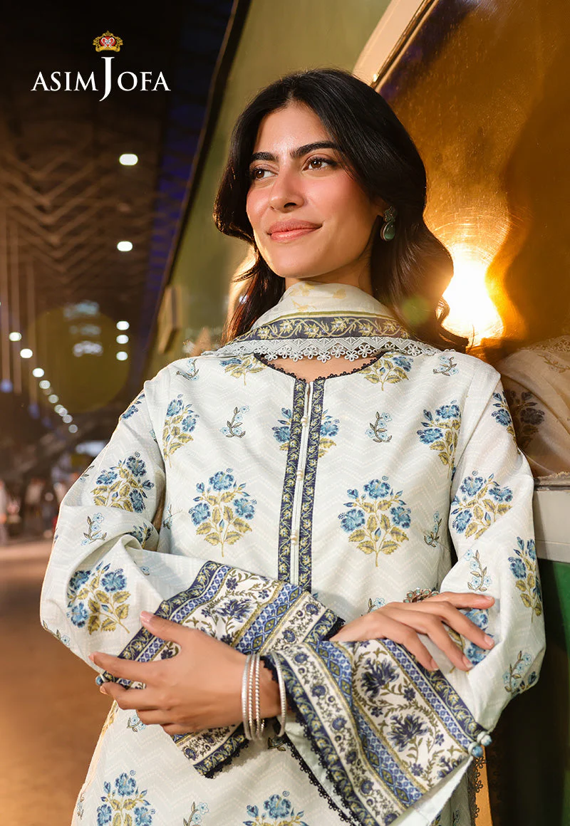 AJUBFD-68 DIGITAL PRINTED LAWN STITCHED 3 PCS - Image 6