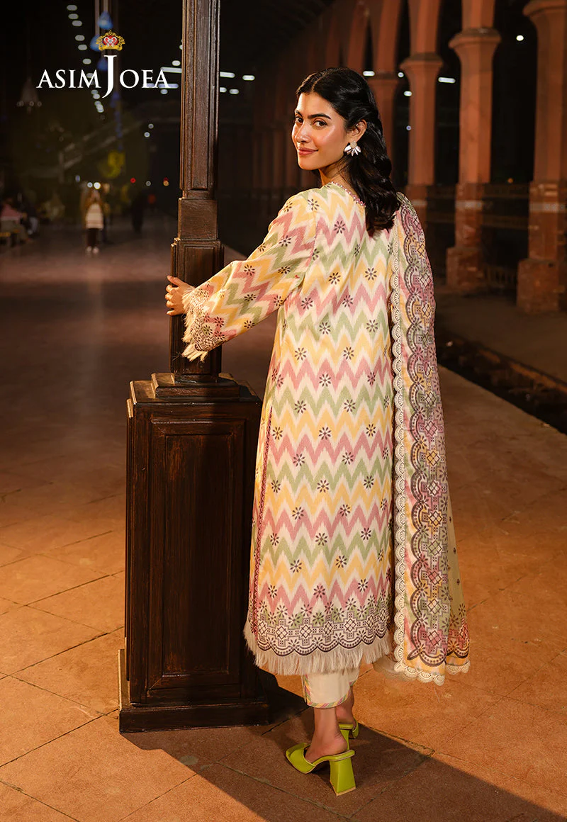 AJUBFD-87 DIGITAL PRINTED LAWN Stitched 3 PCS - Image 2