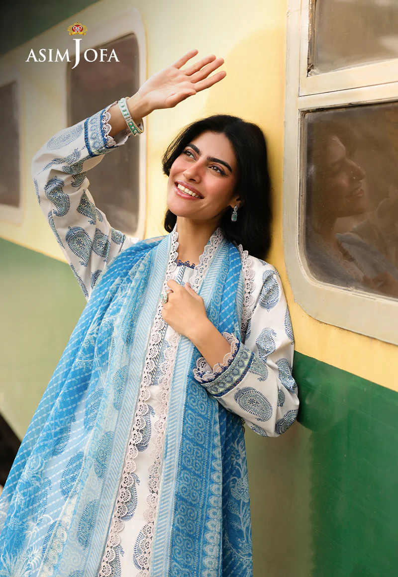 AJUBF-90 DIGITAL PRINTED LAWN 3 PCS - Image 5