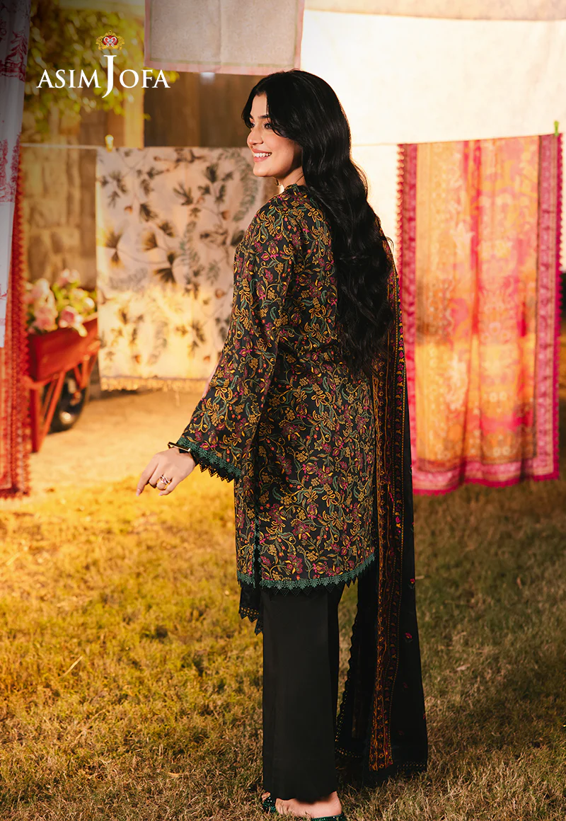 AJUBJ-25 PRINTED LAWN 3 PC - Image 2