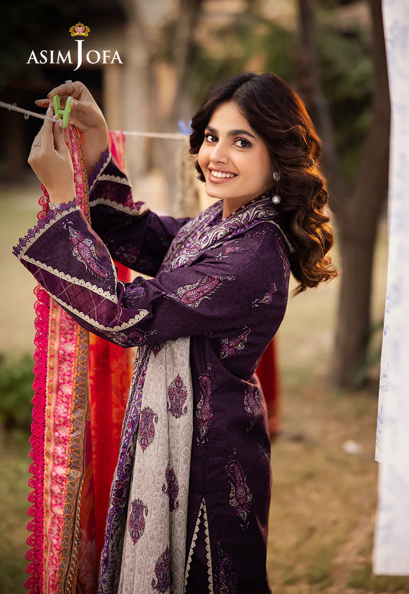 AJUBJ-27 PRINTED LAWN 3 PC - Image 6