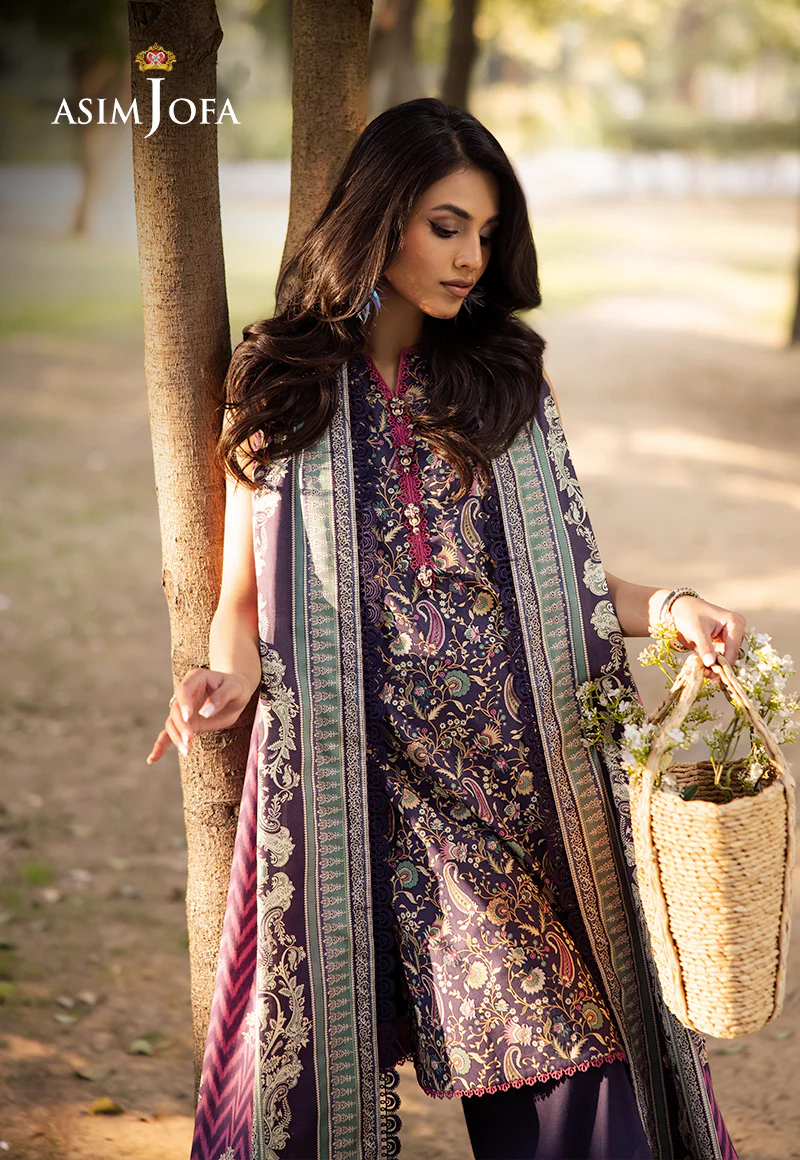 AJUBJ-30 PRINTED LAWN 3 PC - Image 6