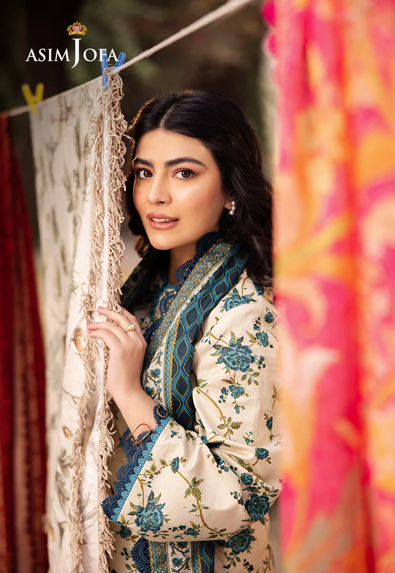 AJUBJ-34 PRINTED LAWN 3 PC - Image 7