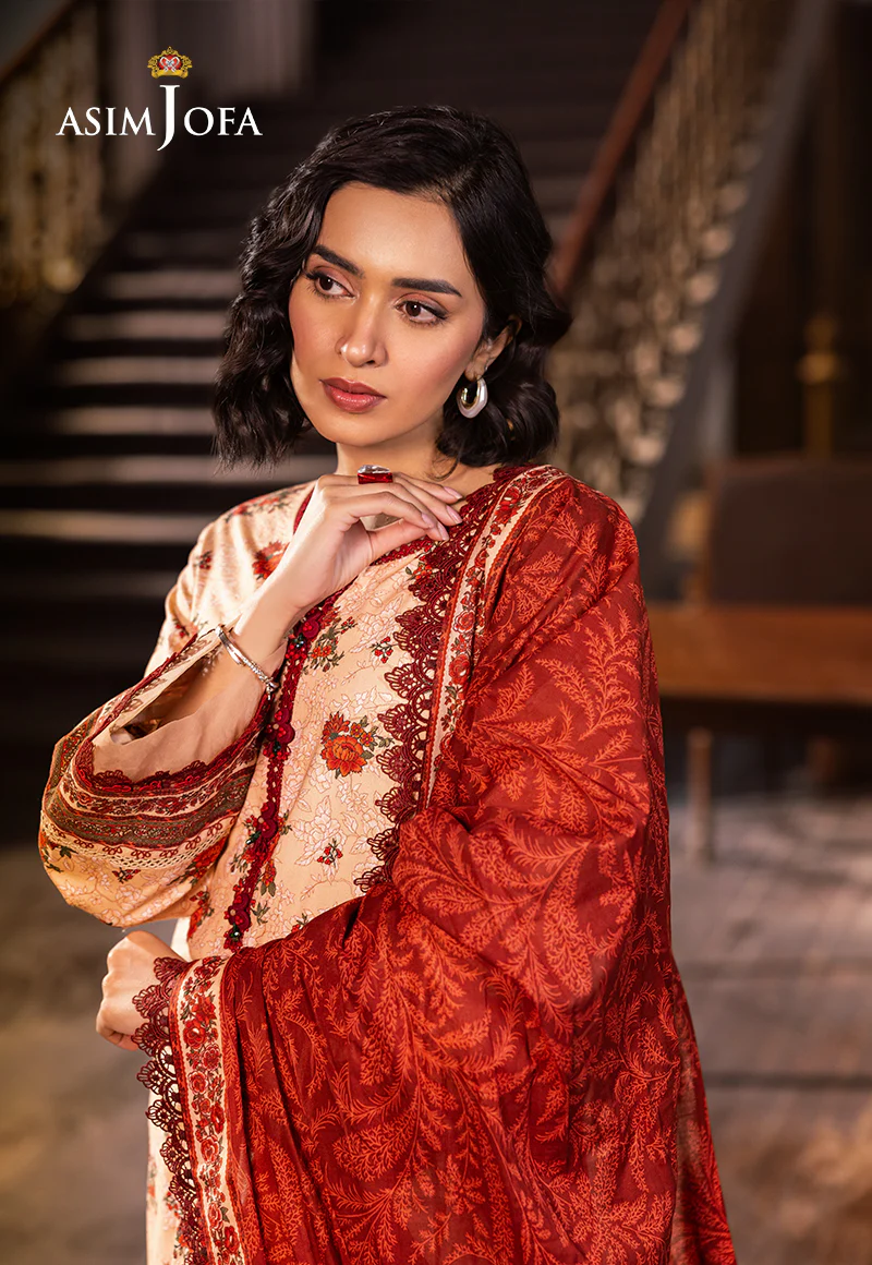 AJUBJ-54 PRINTED LAWN 3 PC - Image 5