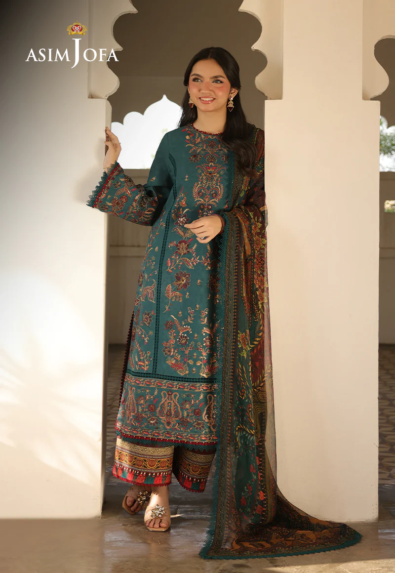 AJUBU-03 Embroidered Jacquard 3 Pcs - Image 8