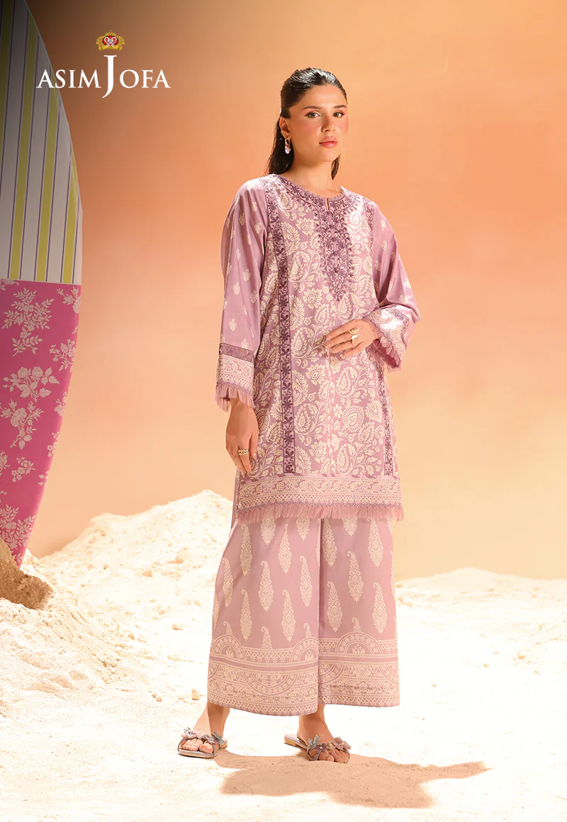 AJUBU-10 Printed Embroidered Lawn 2 Pcs - Image 8