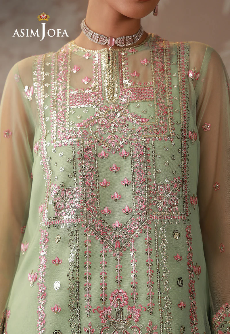 AJULDD-10 Embroidered Poly Net Stitched 5 Pcs - Image 6