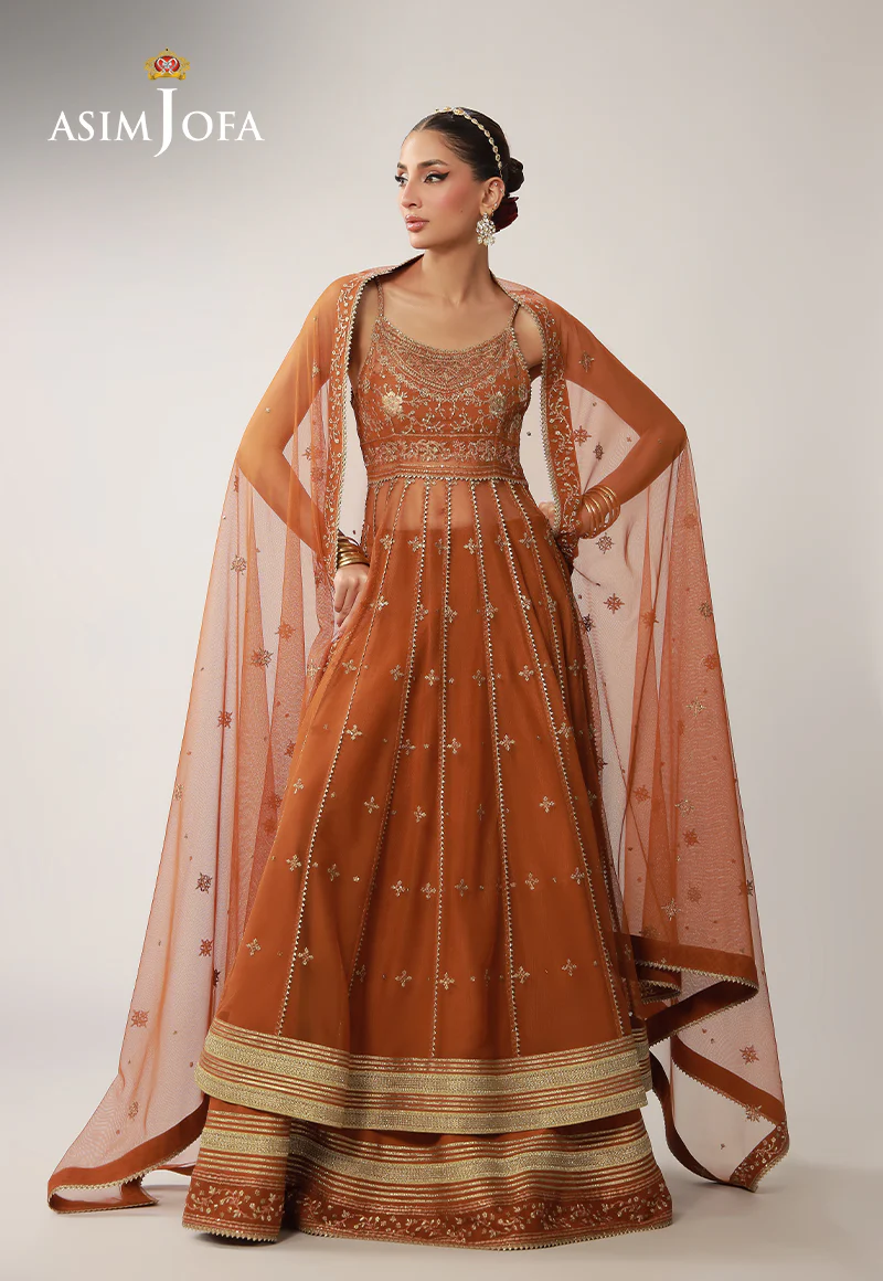 AJULO-01 Embroidered Net Unstitched 3 Pcs - Image 5