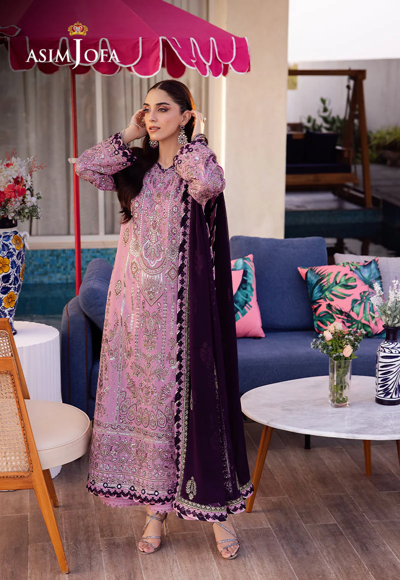 AJURP-3 EMBROIDERED LAWN 3 PCS - Image 4