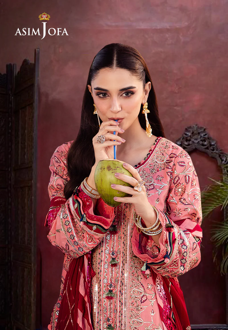 AJUR-06 EMBROIDERED LAWN 3 PCS - Image 3