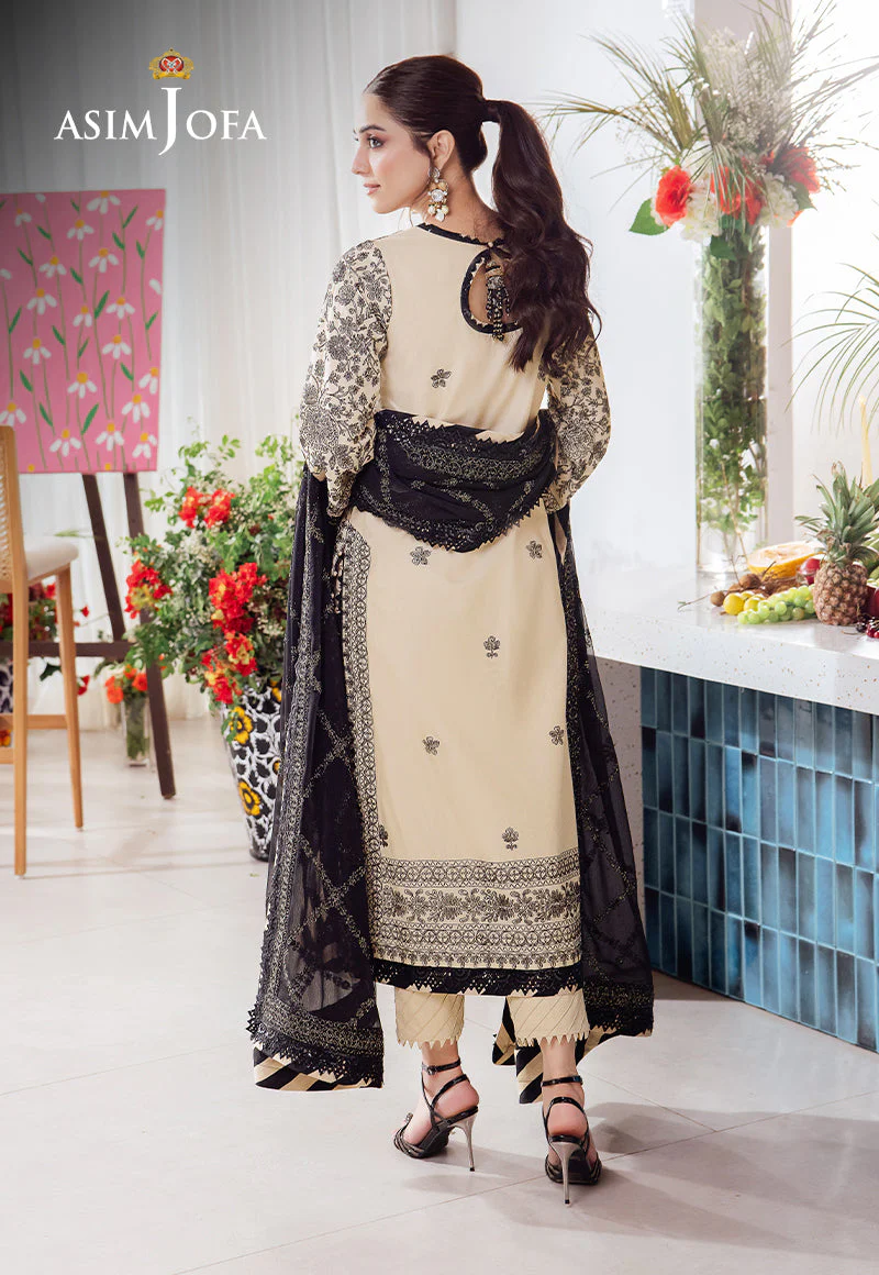AJURD-09 EMBROIDERED LAWN 3 PCS - Image 2