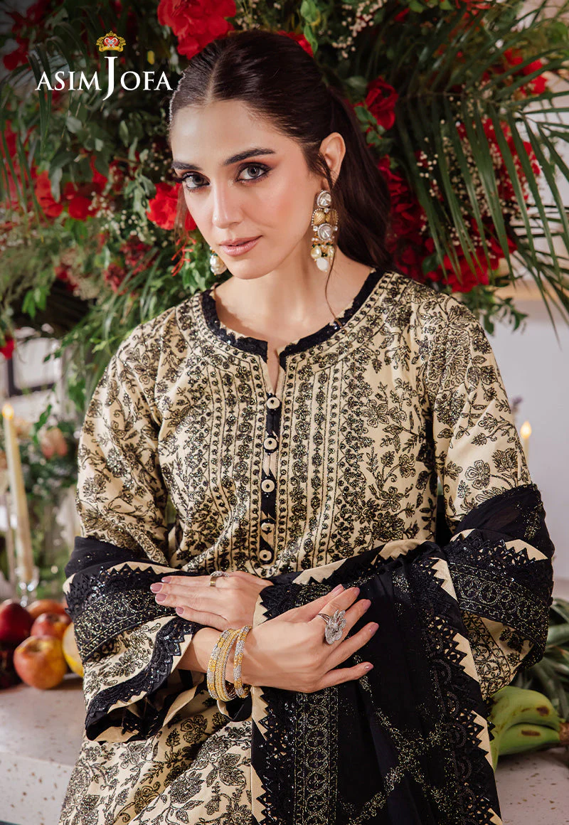 AJURD-09 EMBROIDERED LAWN 3 PCS - Image 5