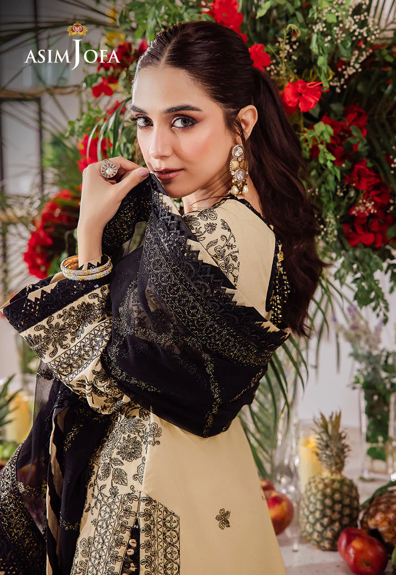 AJURD-09 EMBROIDERED LAWN 3 PCS - Image 6