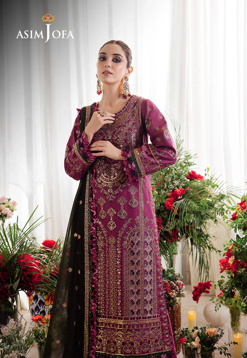 AJURD-7 EMBROIDERED STITCHED 3 PCS - Image 4