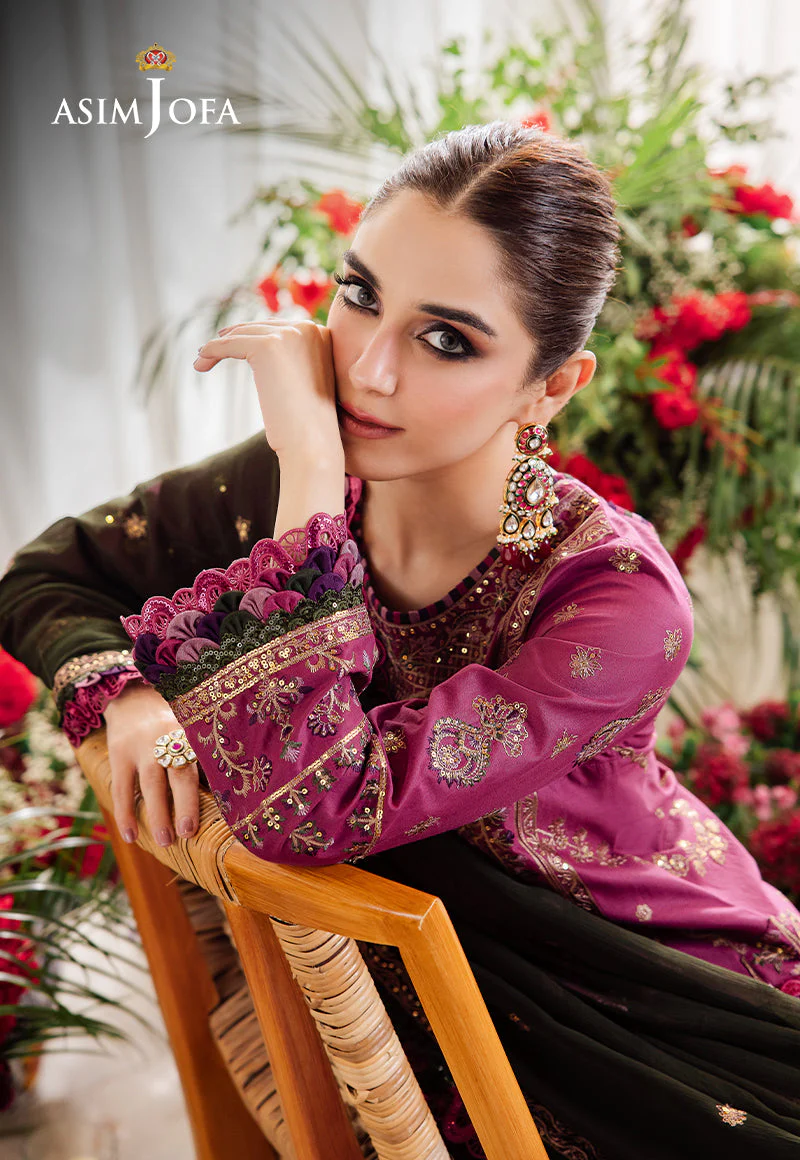 AJURD-7 EMBROIDERED STITCHED 3 PCS - Image 7