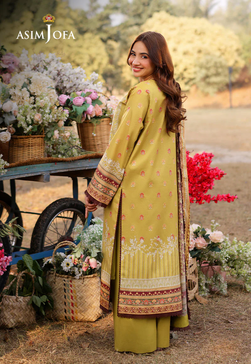 AJUUB-02 Printed Lawn 3 Pcs - Image 6