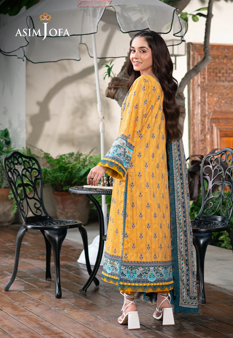 AJUUB-23 PRINTED LAWN 3 PC - Image 2