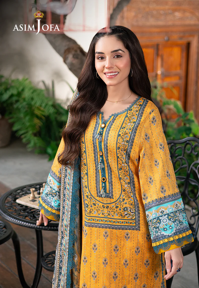 AJUUB-23 PRINTED LAWN 3 PC - Image 3