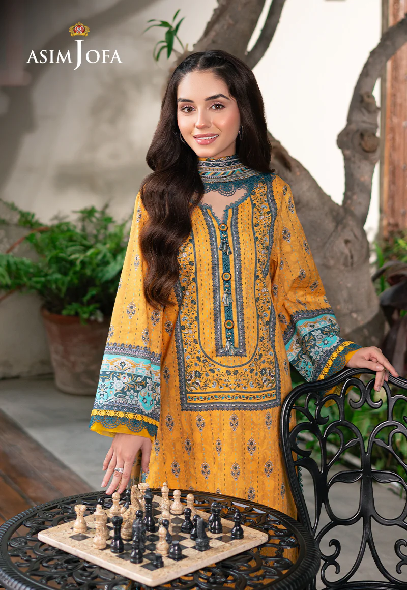 AJUUB-23 PRINTED LAWN 3 PC - Image 6