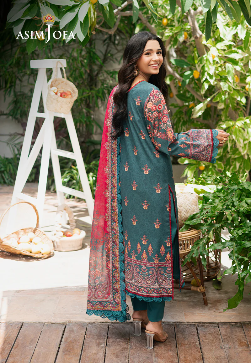 AJUUB-26 PRINTED LAWN 3 PC - Image 2