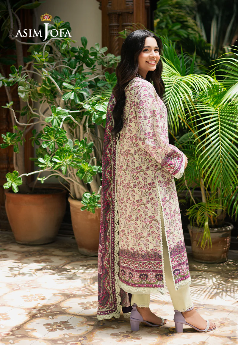 AJUUB-27 PRINTED LAWN 3 PC - Image 2