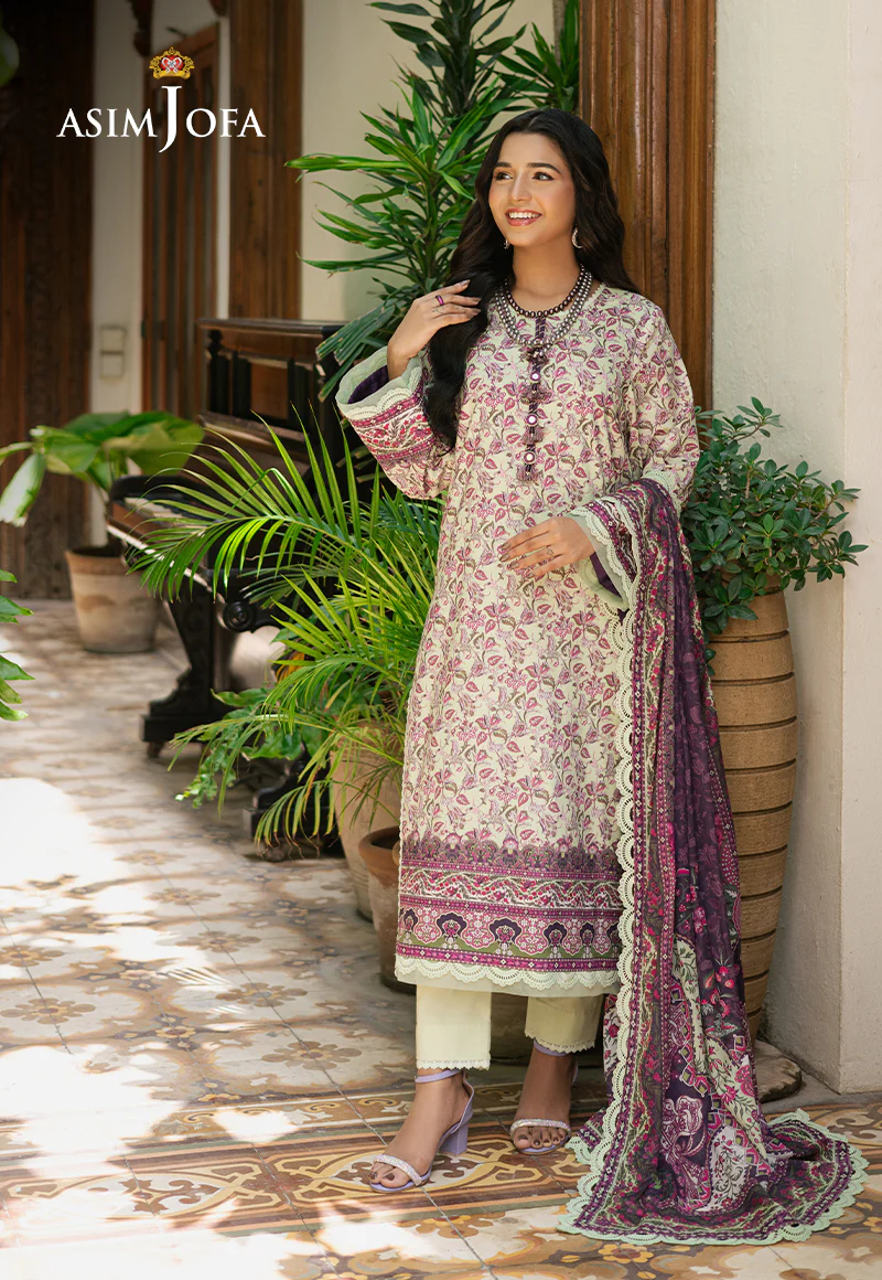 AJUUB-27 PRINTED LAWN 3 PC - Image 5