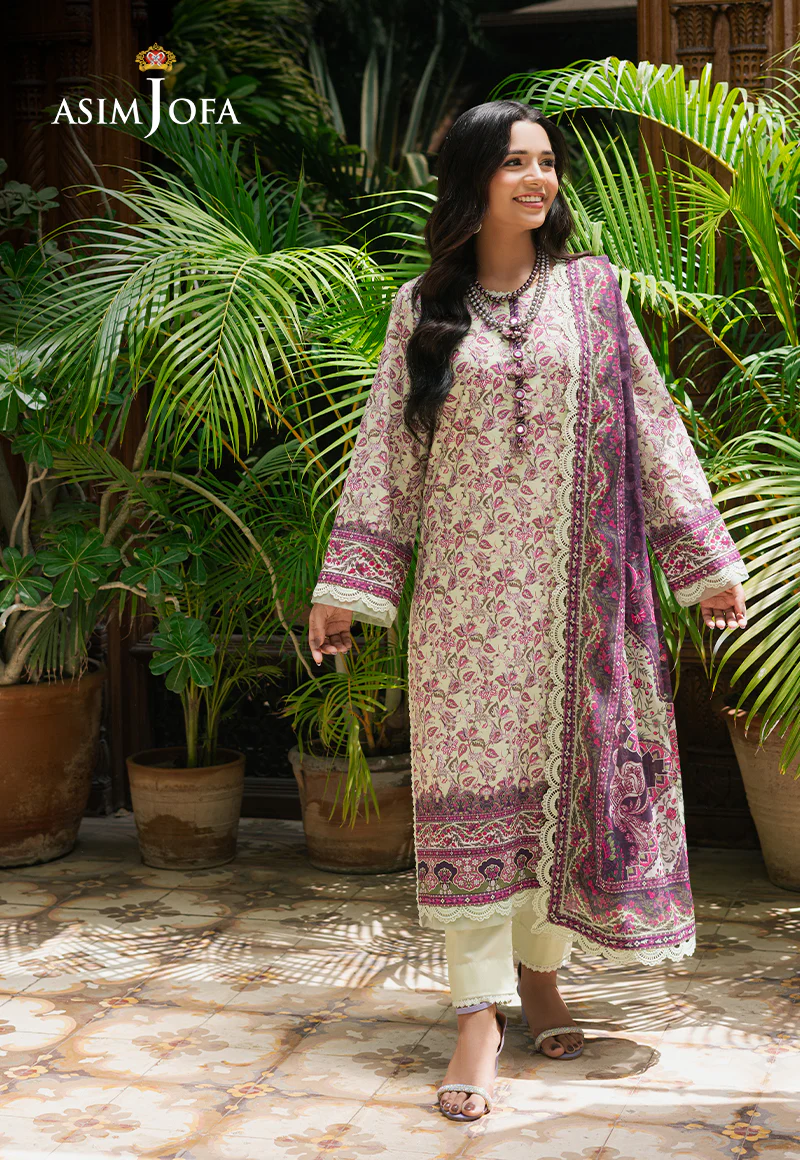AJUUB-27 PRINTED LAWN 3 PC - Image 6