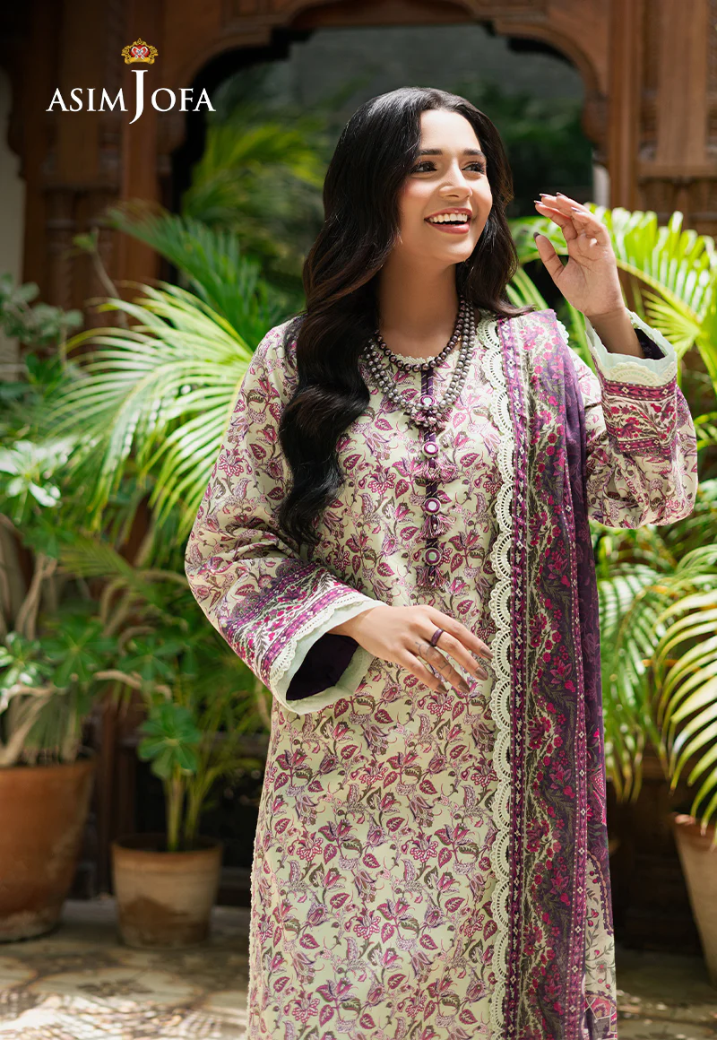 AJUUB-27 PRINTED LAWN 3 PC - Image 7