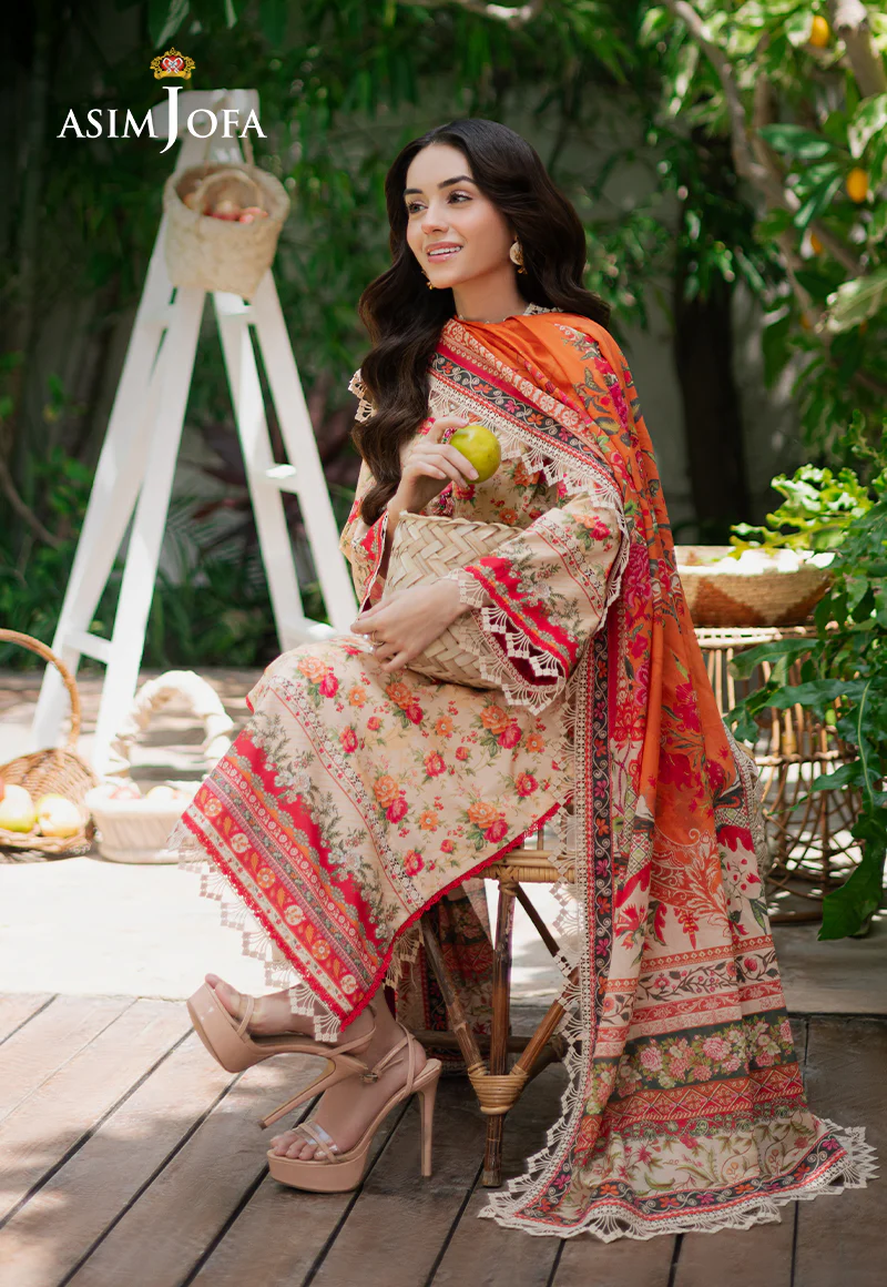 AJUUB-31 PRINTED LAWN 3 PC - Image 6
