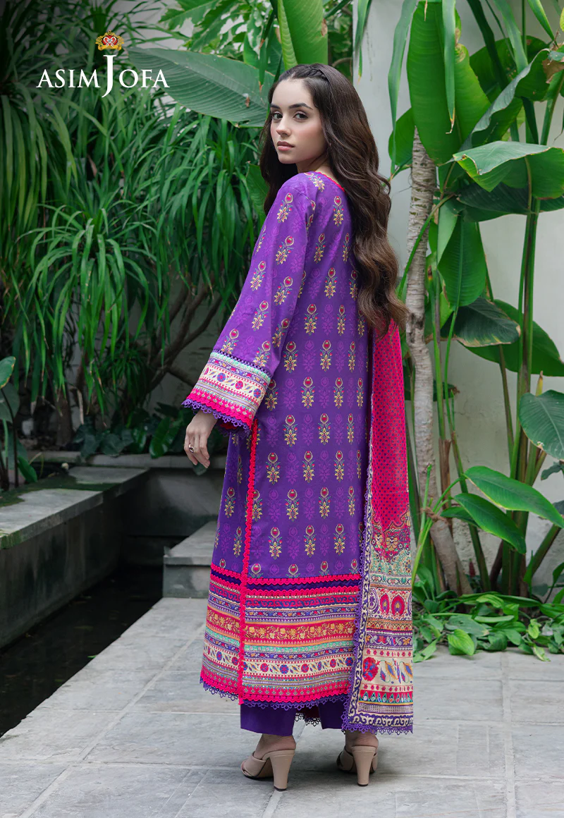 AJUUB-34 PRINTED LAWN 3 PC - Image 2
