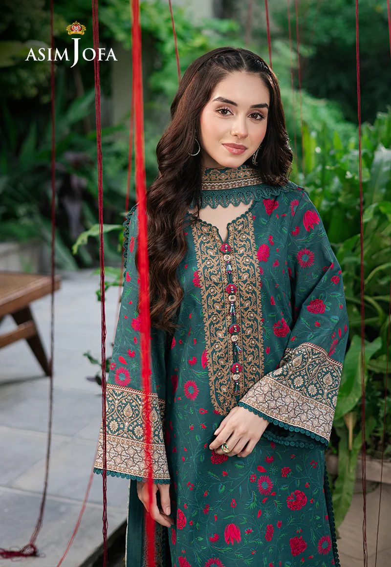 AJUUB-38 PRINTED LAWN 3 PC - Image 5