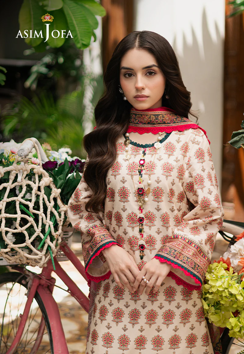 AJUUB-39 PRINTED LAWN 3 PC - Image 5