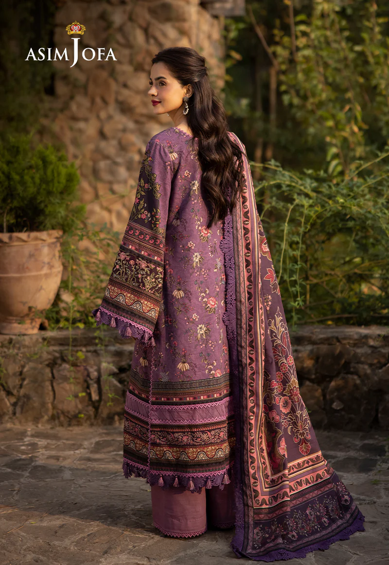 AJUW-05 EMBROIDERED KHADDAR 3 Pcs - Image 2