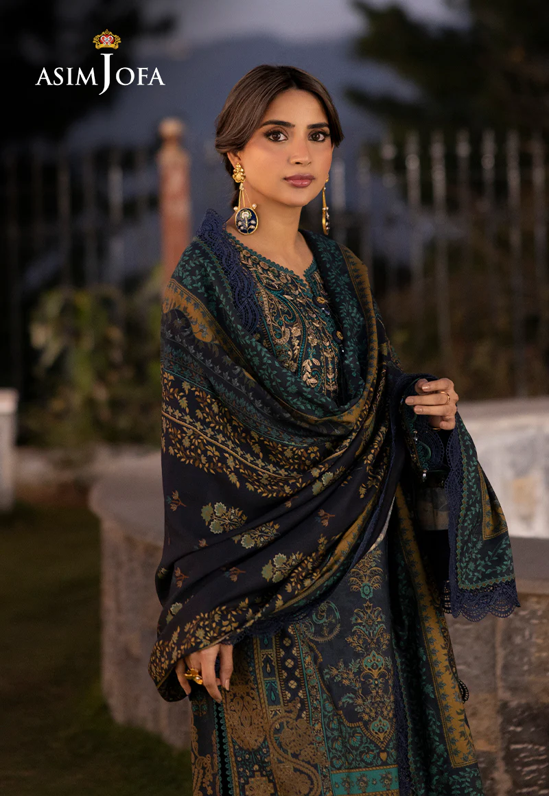 AJUW-20 EMBROIDERED VISCOSE 3 Pcs - Image 6
